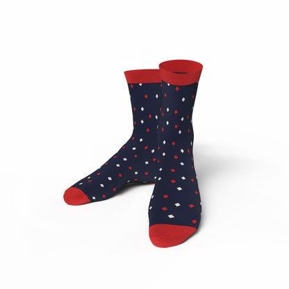 6 PACK BAMBOO SOCKS NAVY