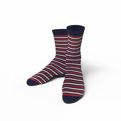 6 PACK BAMBOO SOCKS NAVY