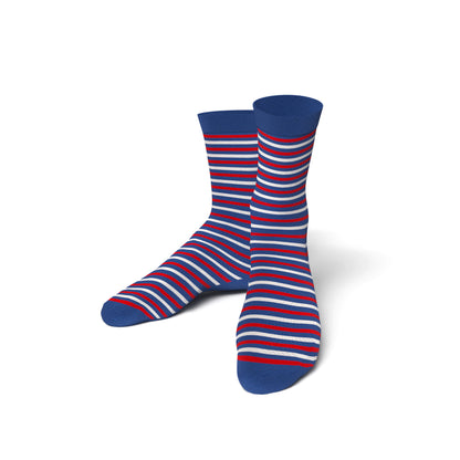6 PACK BAMBOO SOCKS BLUE