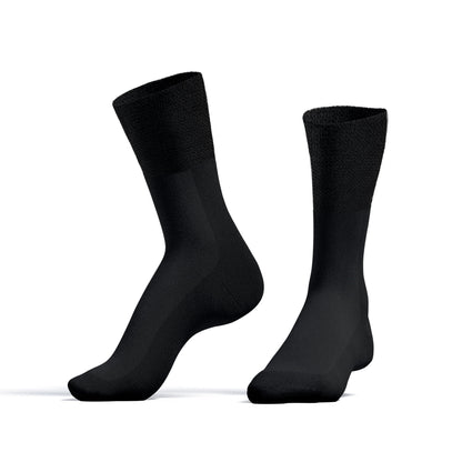 6 PACK DIABETIC SOCKS BLACK
