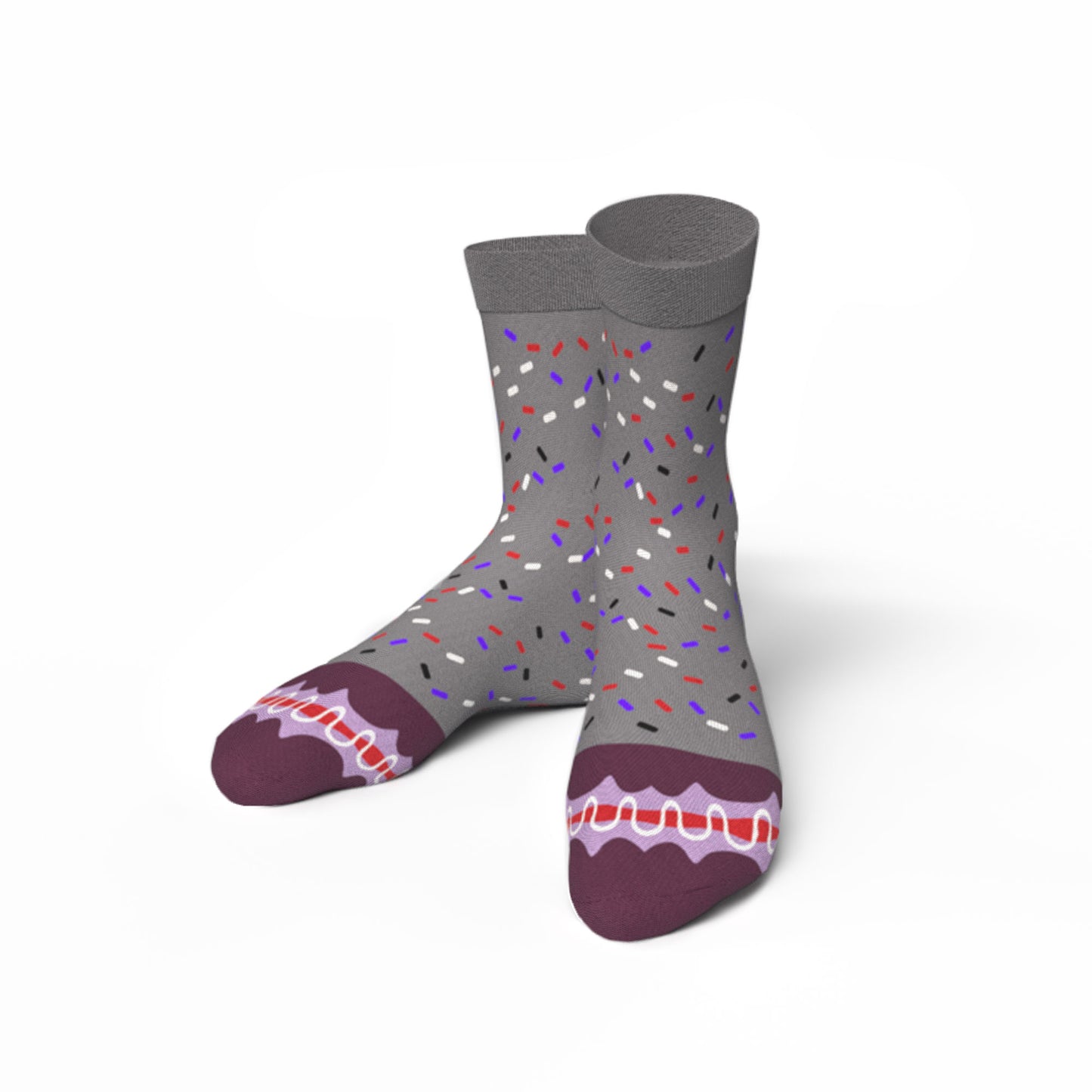 6 PACK MEN'S DONUT SOCKS